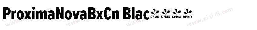 ProximaNovaBxCn Blac字体转换